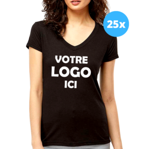 25 T-shirts col en V pour femmes