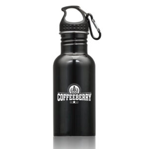Bouteille à goulot large avec mousqueton - 16oz - D550